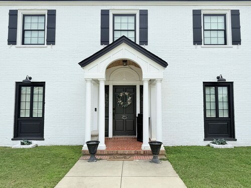 Historic and beautifully updated 1926 home built for the Erwin Mill Manager.
