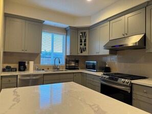 Microwave, stovetop, dishwasher