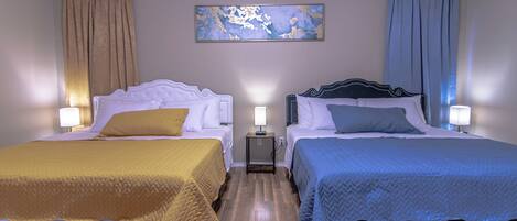 3 slaapkamers, een strijkplank/strijkijzer, wifi, beddengoed