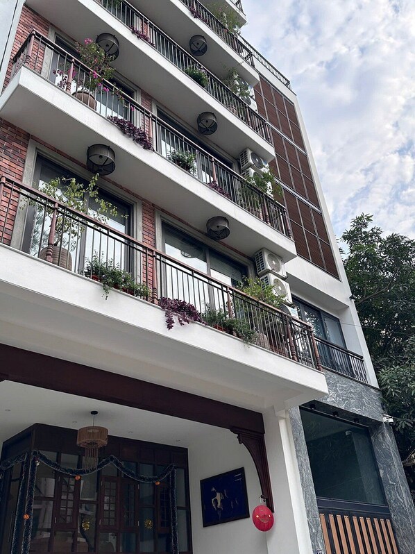 Façade de l’hébergement 