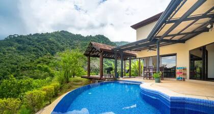 Luxury Pura Vida Estate with Private Waterfall, Ocean Views and Jungle Trails