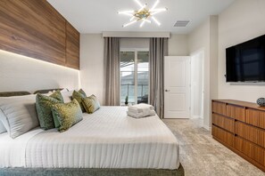 5 室のベッドルーム、アイロン / アイロン台、インターネット、ベッドシーツ