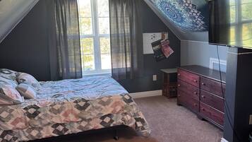 4 soverom, strykejern/-brett, wi-fi (inkludert) og sengetøy