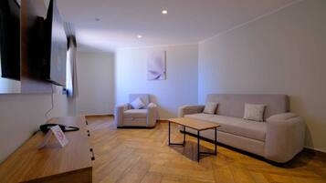 Suite Luxe, 2 chambres | Coin séjour