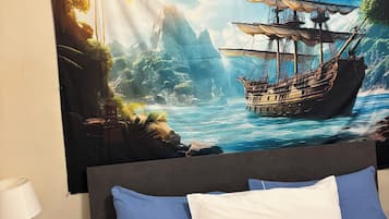 1 habitación, wifi y ropa de cama
