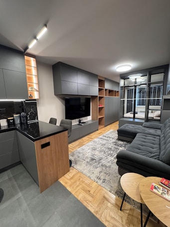 Interior. Family and Business apartment. Free street parking.
