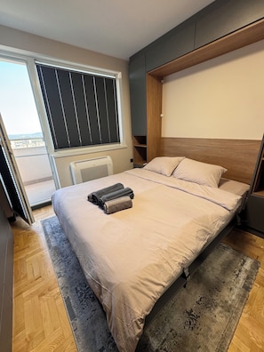 1 Schlafzimmer, Bügeleisen/Bügelbrett, kostenloses WLAN, Bettwäsche