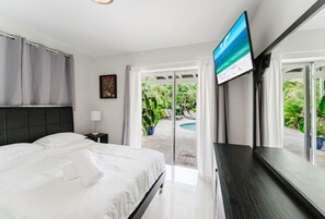 4 室のベッドルーム、アイロン / アイロン台、WiFi、ベッドシーツ