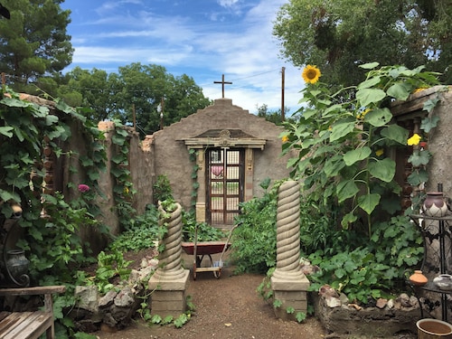 Spacious upstairs queen room in small historic hotel near Arizona's Gila River.