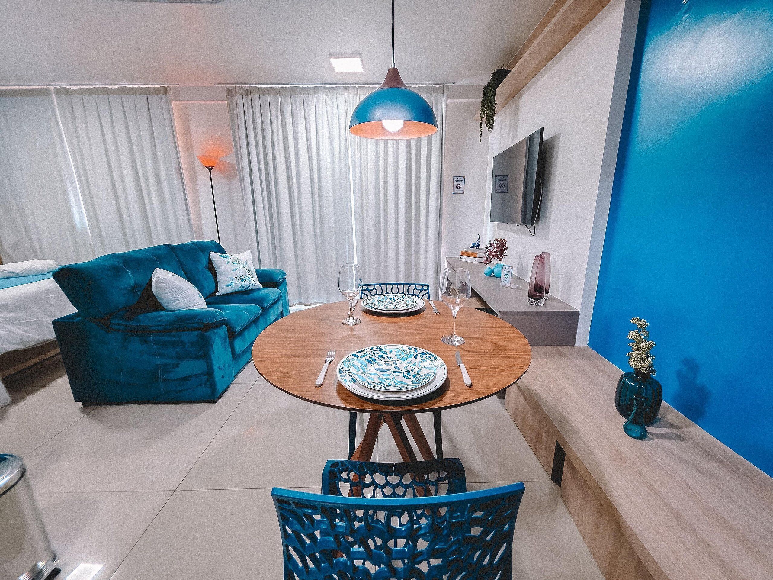 Studio Deluxe, 1 grand lit, vue ville | Restauration