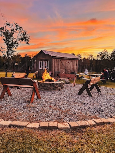 Nana + Papa's Place: Rustic Pondside Cabin