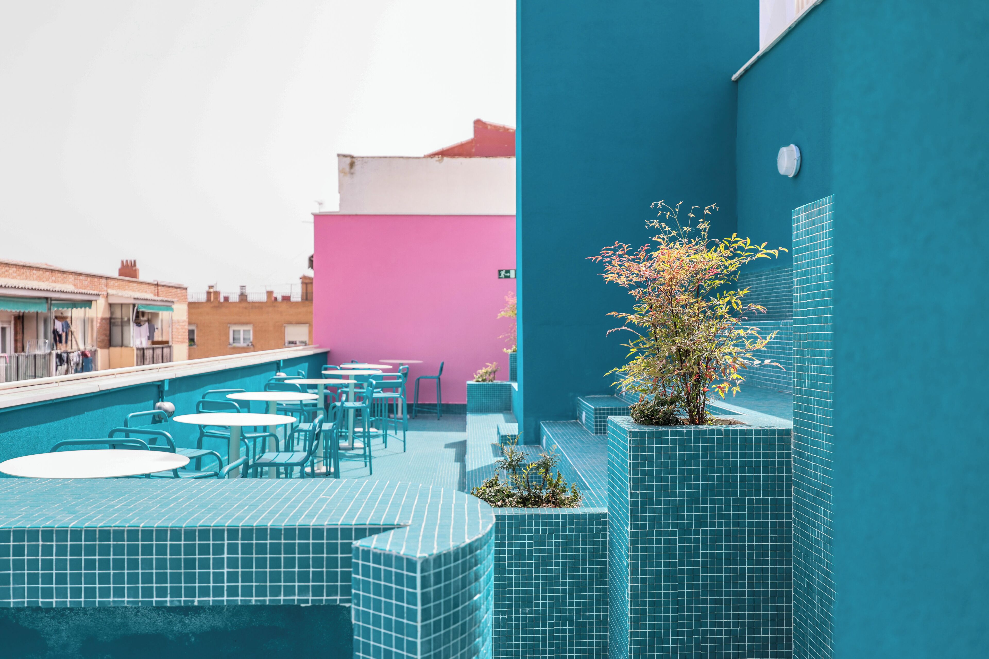 Terrasse sur le toit