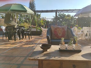 Outdoor dining - Comfortable suite in Interlagos (São Paulo)