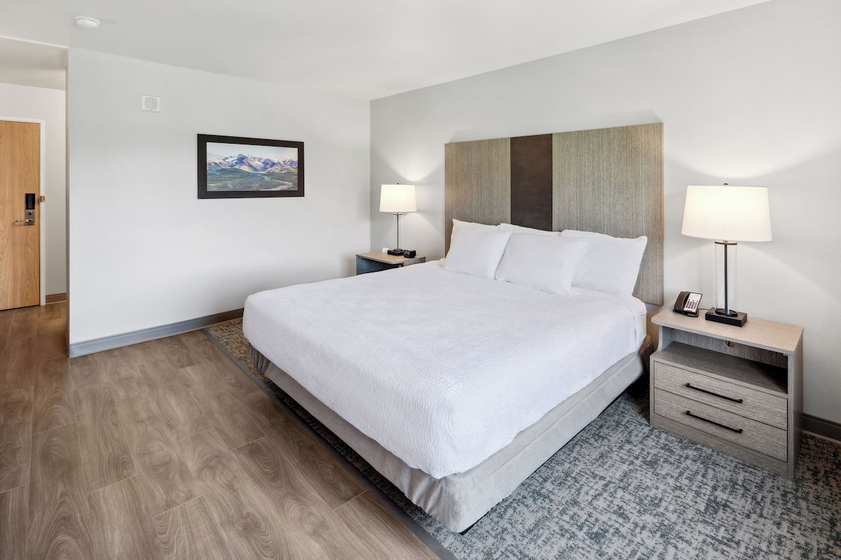 Standard Double Room, 1 King Bed | Laptop workspace, blackout drapes, iron/ironing board, free WiFi