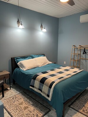 2 chambres, fer et planche à repasser, Wi-Fi, draps fournis