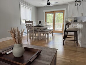Dining - Luxe 4BR Retreat w/ Large Hot Tub, Fire pit & Outdoor Oasis (Tobyhanna)