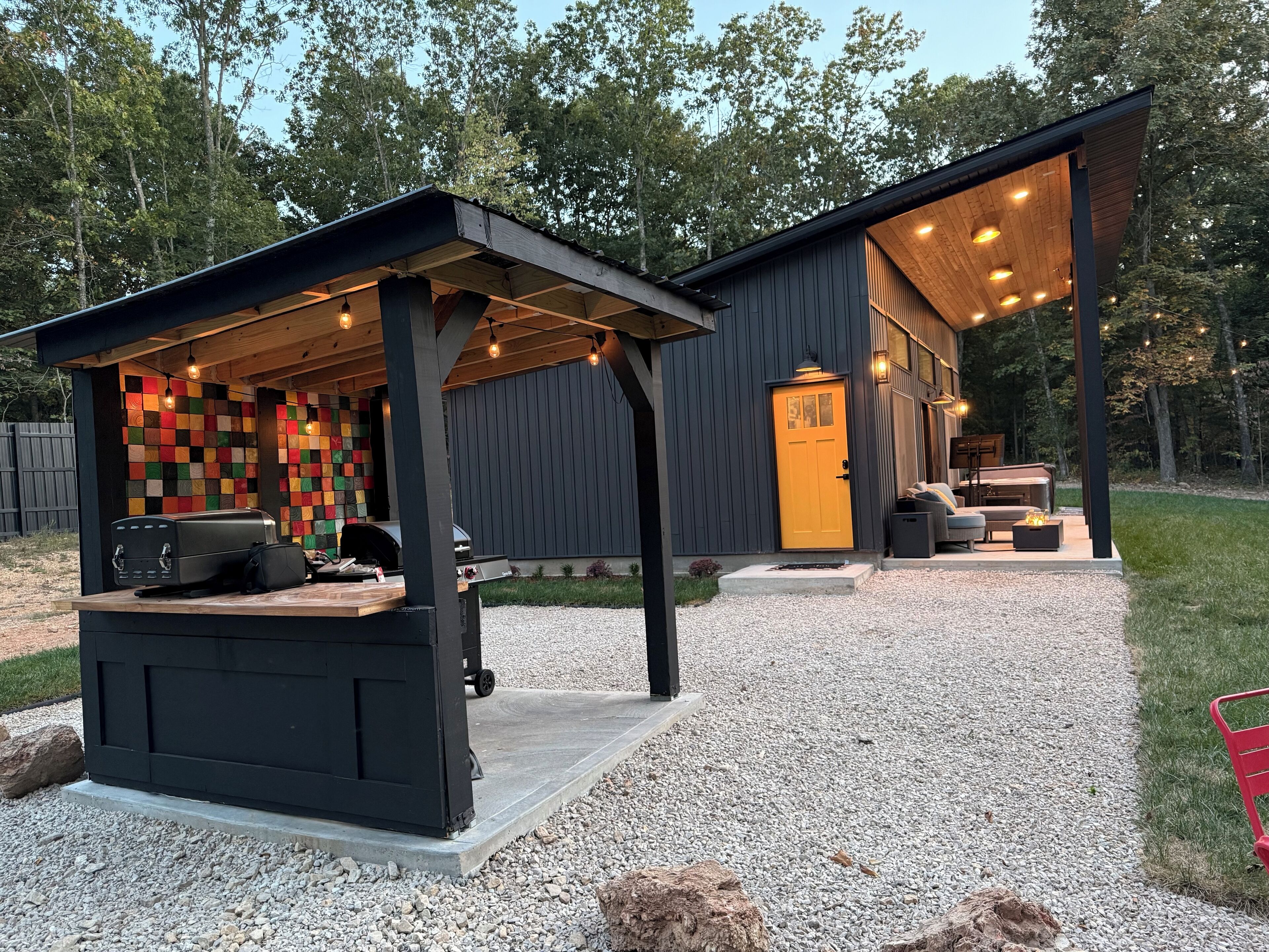 Overnatningsstedets område