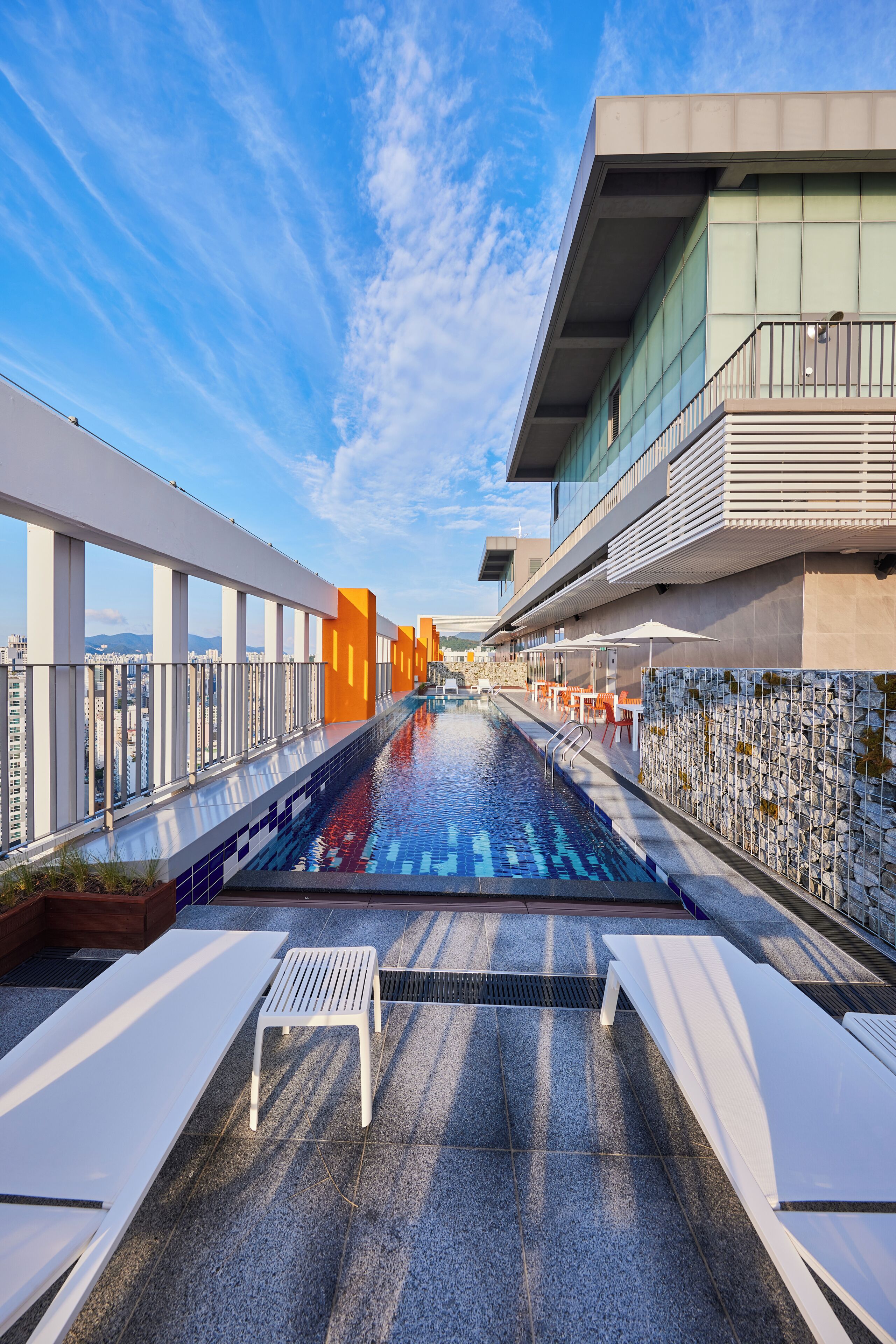 Rooftop pool