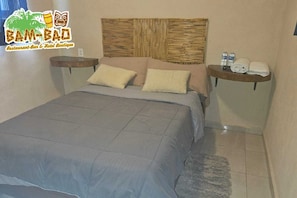 1 bedroom, internet, bed sheets