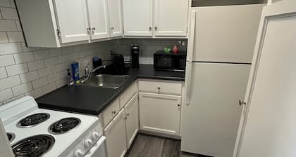 The Loft small studio apartment on the 2nd floor. Private, Small & Affordable