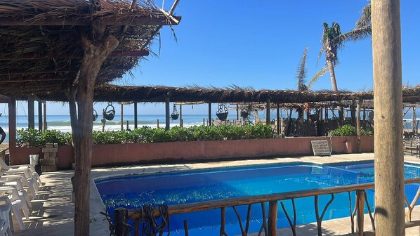 Pool - Hab Mangrove bed ks 15 steps from the sea sand breakfast included, Aca Diaman (acapulco de juarez)