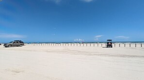 Vlak bij het strand