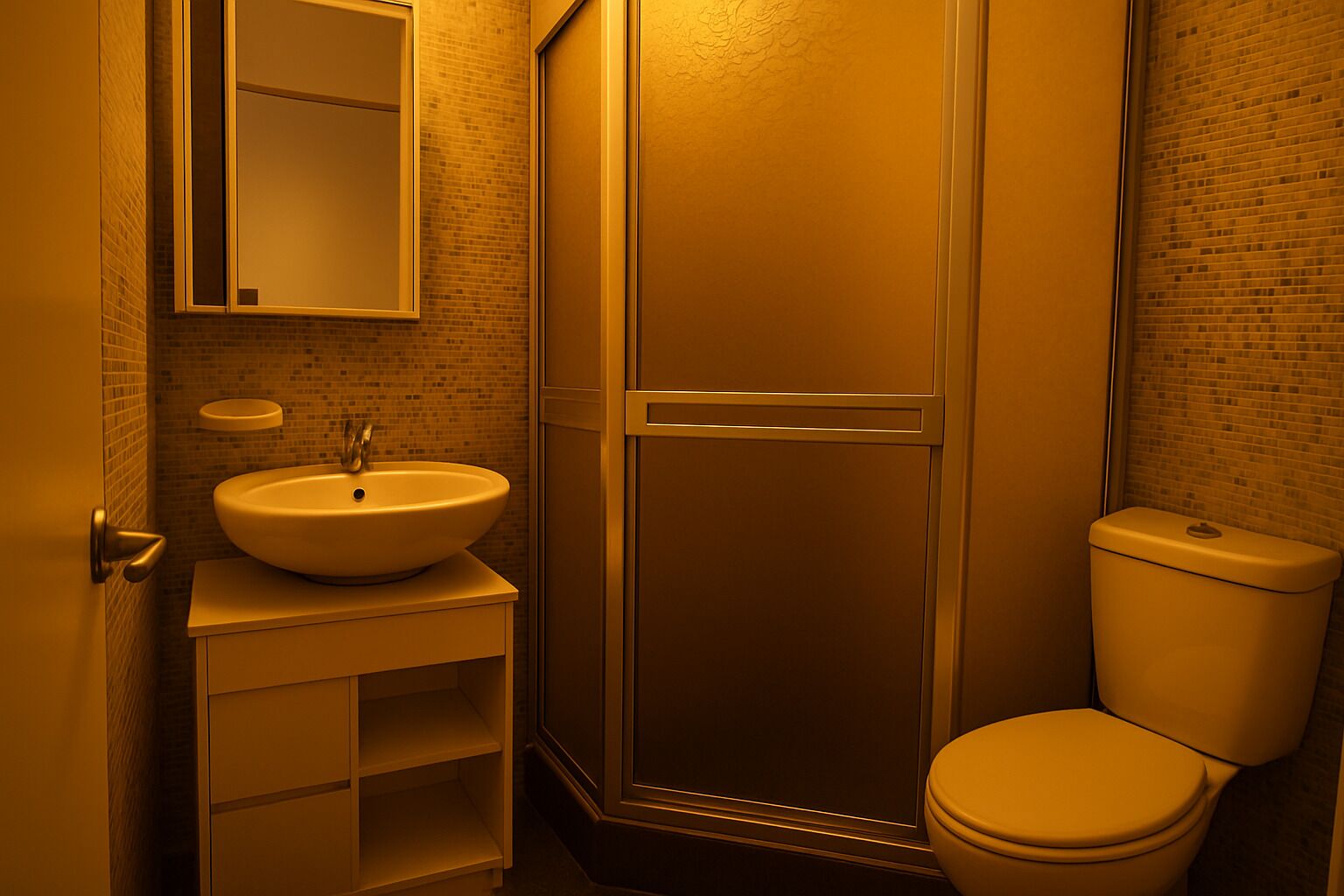 淋浴设施、吹风机、毛巾、肥皂