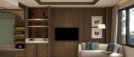 Deluxe Double Room, City View | Premium bedding, pillowtop beds, free minibar, in-room safe