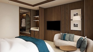 Habitación doble Deluxe, vista a la ciudad | Ropa de cama de alta calidad y camas con pillow-top