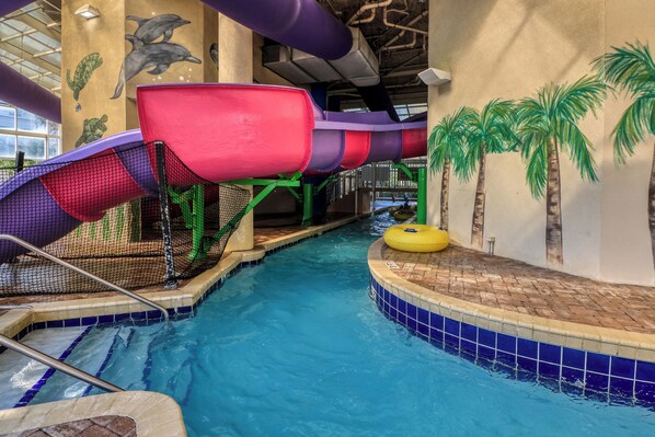 Indoor pool, outdoor pool