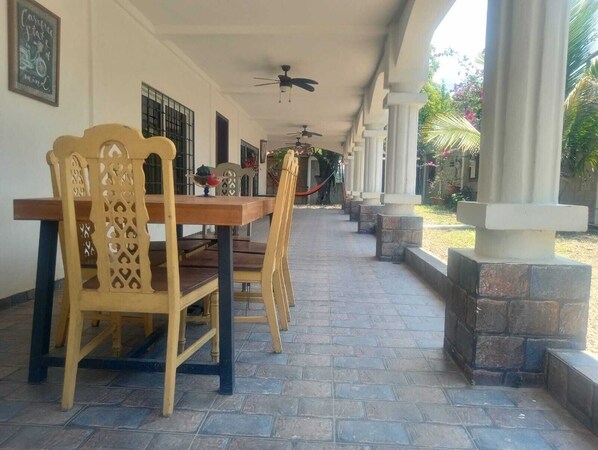 Opções para refeição ao ar livre