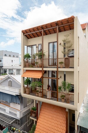 Façade de l’hébergement