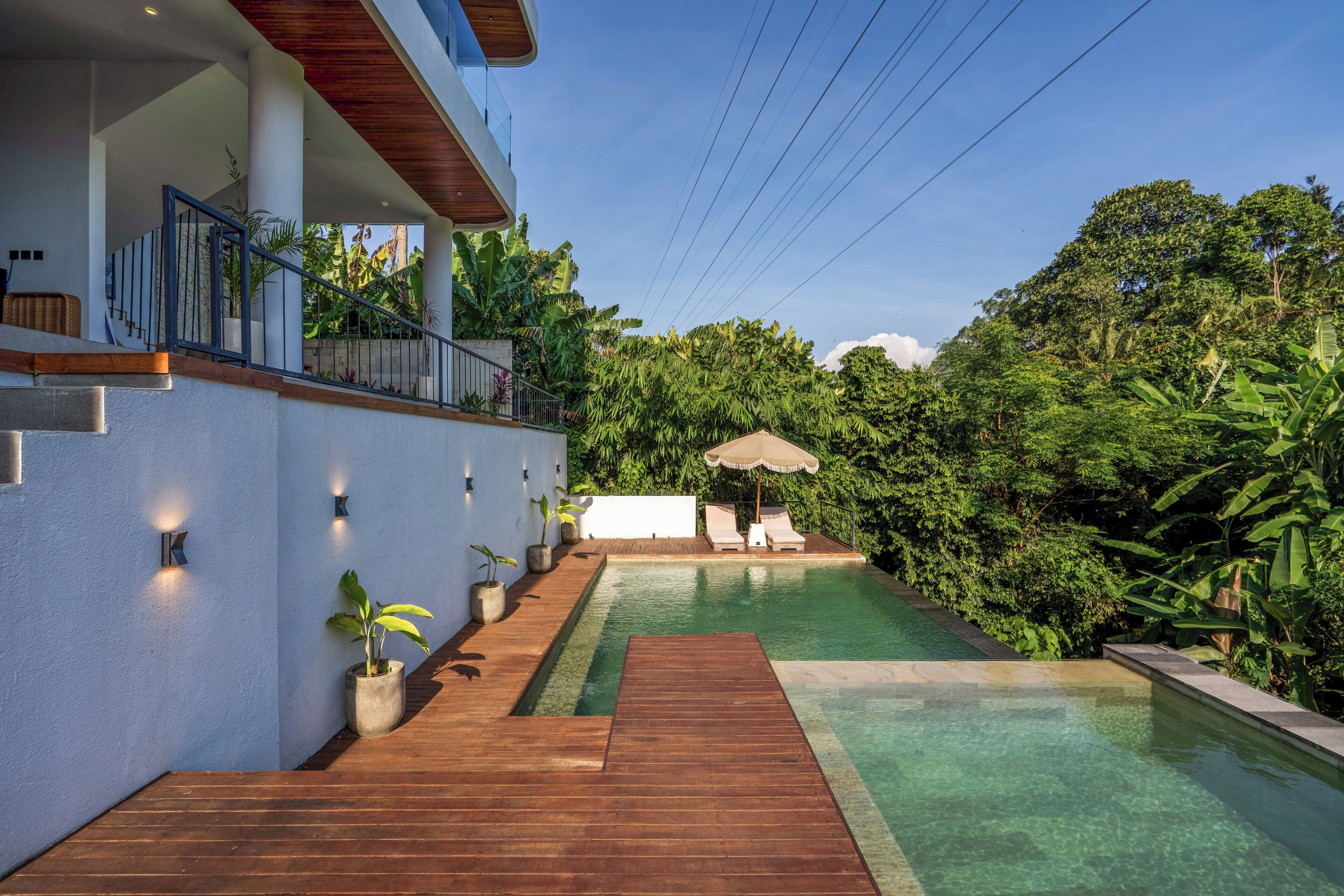 Udendørs pool, liggestole