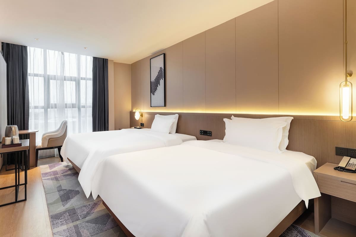 Chambre Affaires avec lits jumeaux, vue ville | Vue de la chambre