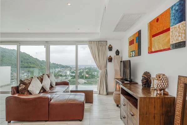 Apartamento, sacada | Área de estar