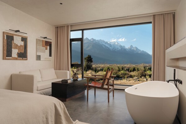 Romantic Double Room, Hill View | Desk, laptop workspace, blackout drapes, soundproofing