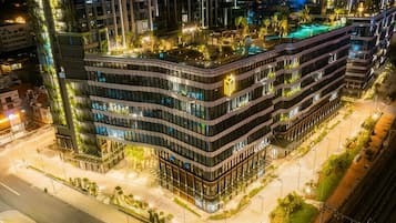 商務公寓, 2 間臥室, 陽台, 城市景觀 | 低過敏寢具、迷你吧、獨特裝潢、布置獨特
