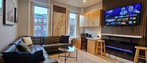 TV connectée, cheminée, imprimantes