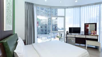 Superior Double Room, City View | Minibar, desk, free WiFi, bed sheets
