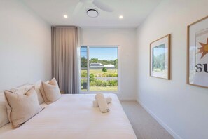 4 bedrooms, iron/ironing board, travel cot, WiFi