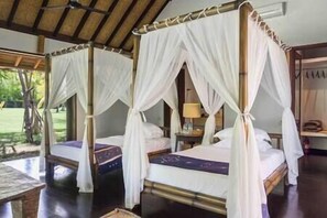 6 bedrooms, iron/ironing board, bed sheets