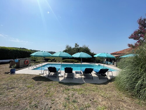 Chambres d'hôte tout confort avec piscine, calme, au coeur de la campagne
