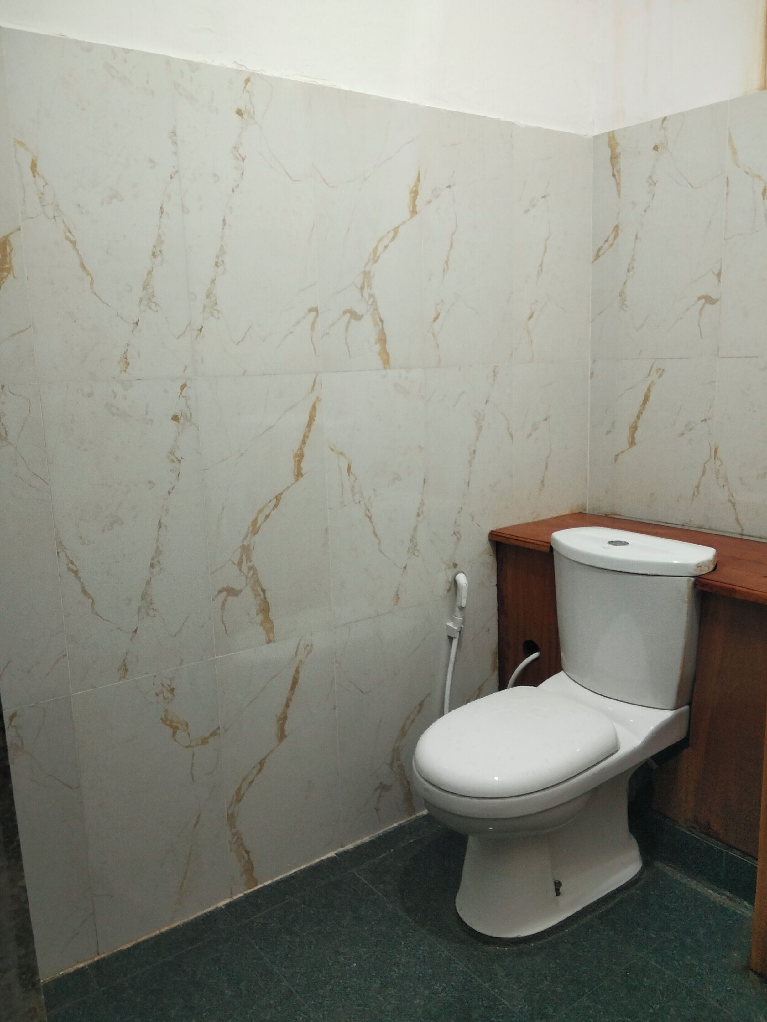 Shower, bidet, towels, soap