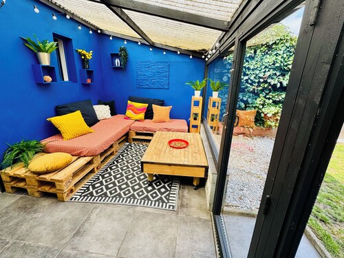 Groovy House, 10min from Lille, with electronic dart board