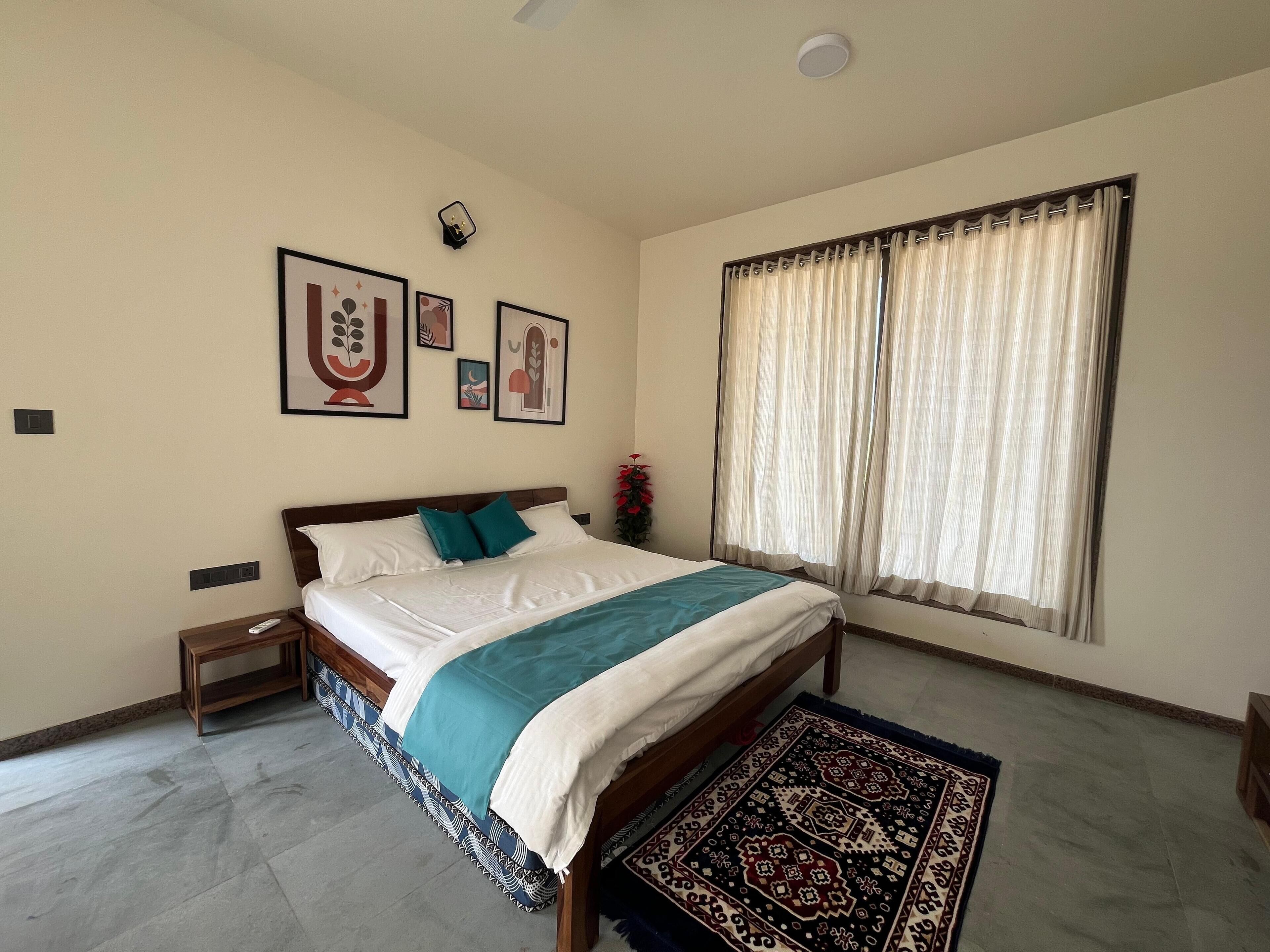 Family Double Room, Patio, Garden View | Desk, laptop workspace, free WiFi