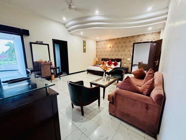 Superior Double Room, Garden View | Desk, laptop workspace, iron/ironing board, free WiFi - Legasy Suites and Resorts (Dhanaura)