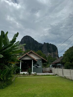 Façana frontal de l'allotjament