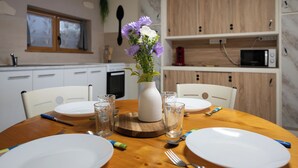 Dining - Apartment in the heart of the village! (Val Suran)
