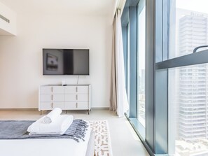 Departamento de lujo, balcón, vista a la ciudad | Wifi gratis 