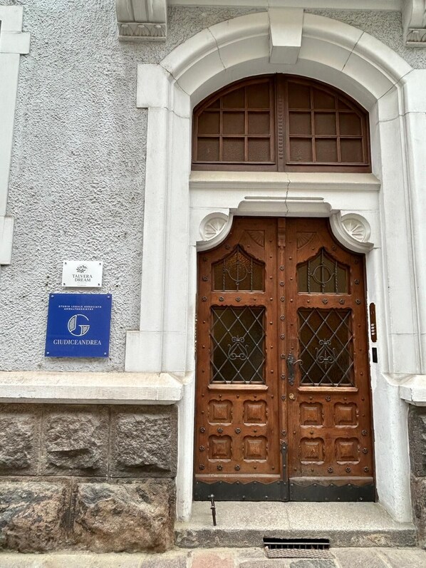 Façade de l’hébergement